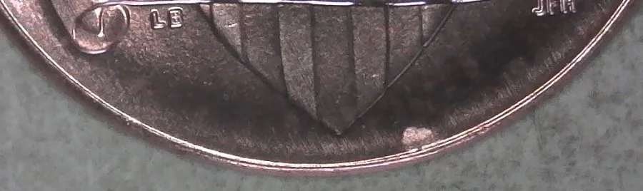 2018--P-Lincoln-Shield-Cent-With-Struck-Through-Error-#4